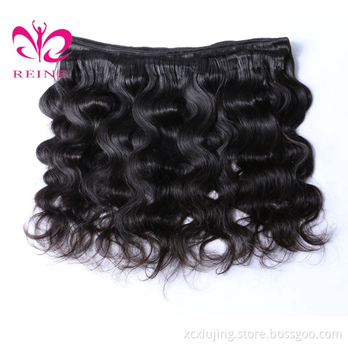 Thick and Heavy ends brazilian human hair extensions grade 9a peruvian body wave bundles for black woman